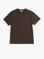Nordborg cotton t-shirt brown 