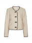 Oak fluffy jacket ivory 