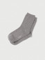 Organic cotton regular socks grey melange 
