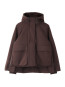 Olivia rain jacket dk brown 