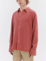 Ossian garment dyed tencel shirt raspberry L