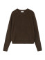 Oui 18a pullover choco chine 