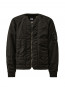 Outerwear short jacket nylon black sand 