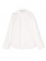Oversize poplin shirt bright wht 