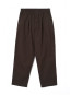 Oxford pant micro canvas brown 