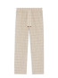 Pantalon elastique tweed dk sand 
