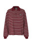 Pique longsleeve polo zinfandel 