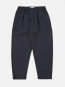 Pleated track pant navy 