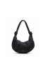 Pleat moon small bag black 