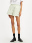 Poplin shorts gleam green comb 