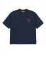 Bouquet tee navy 