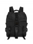 Recycled tech backpack black 