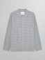 Reed seersucker hemdjacke stone blue 