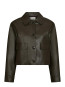 Romana faux pu jacket brown 