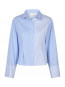 Rosa mix stripe shirt lt blue 