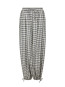 Roxane balloon check pants black 