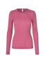 Sadou t-shirt ls red violet 