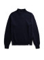 Sagvatnet wool roll neck dk navy 
