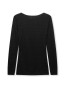 Salibby ls knit top black 