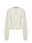Sculptured knit cardigan egret S