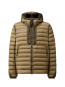 Shell goggle down jacket vintage khaki 