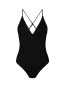 Skin sand crepe swimsuit black 