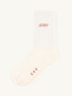 Socks stars cream pink 