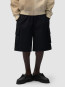 Leinen cargo short black 