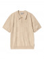 SS checker polo shirt fleur de sel 