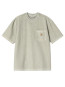 SS loose pocket t-shirt shady green 