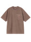 SS loose pocket t-shirt tobacco 
