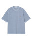 SS nelson waffle t-shirt gentle blue 