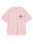 SS network t-shirt glassy pink 