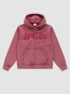 Stencil sunfade zip hoodie red 