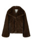 Stephanie faux fur brown 