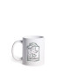 Street fox mug white 
