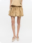 Stretch cotton mini skirt lark S