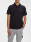 Stretch piquet poloshirt black 