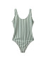 Stripe swimsuit army 