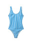 Stripe swimsuit blue 