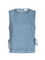 Svetlana denim top lt blue 