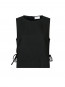 Svetlana linen top black 
