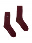 Terry socks burgundy 