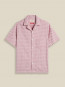 Tile shirt wht red 