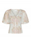 Timra emb blouse dusty rose 