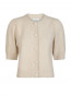 Trudy deco knit cardigan ivory 