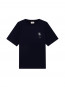 T-shirt man cotton blue 