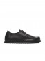 Utti lace leather mokassin black 