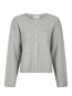 Vilja knit cardigan lt grey mel 