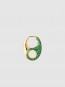 Vogue earring green left gold 